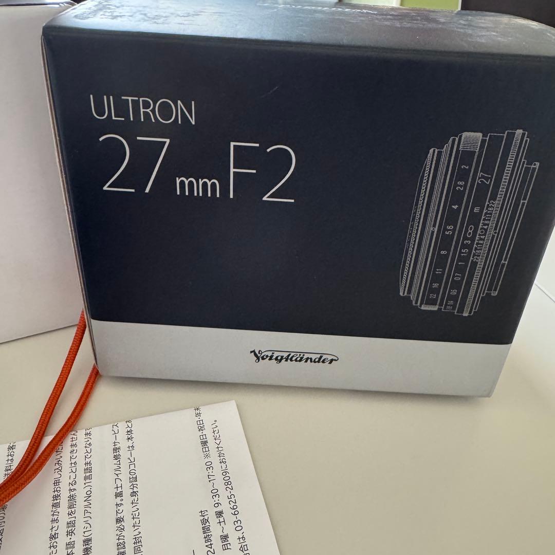 フジフィルムX-M5、フォクトレンダー27mmF2