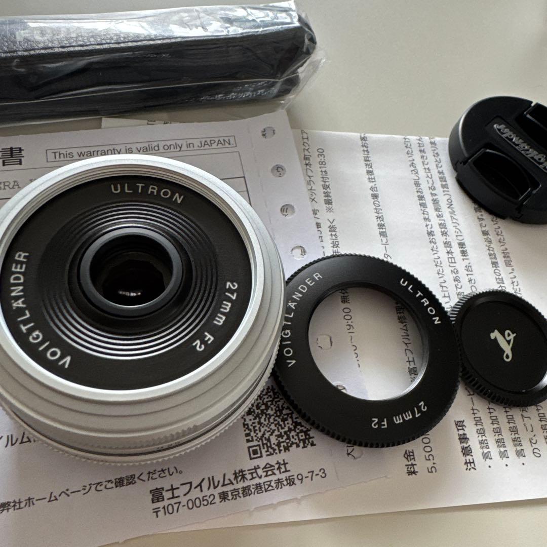 フジフィルムX-M5、フォクトレンダー27mmF2