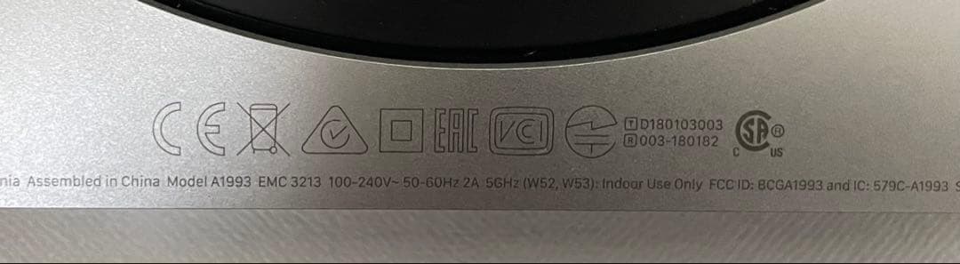 Macデスクトップ Apple Mac mini 2018 intel Core i3 8GB