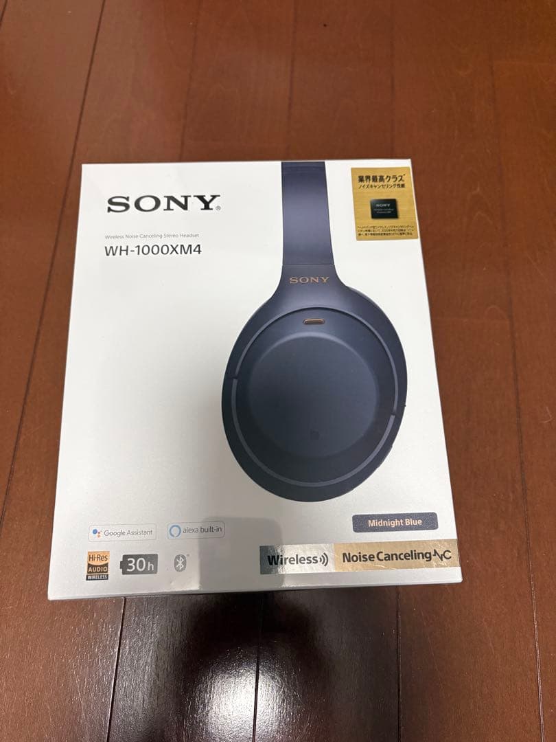 SONY WH-1000XM4 ワイヤレスヘッドホン ミッドナイトブルー