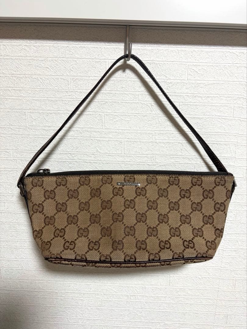 GUCCI GGキャンバス ハンドバッグ