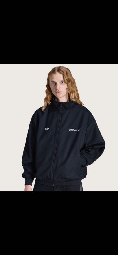 トップス adidas everyone TRACK TOP BLACK XL
