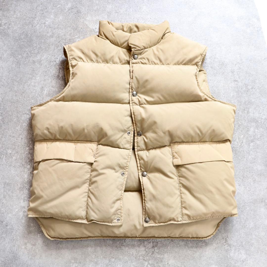 レアカラー USA製 70s Woolrich ウールリッチ ダウンベスト L