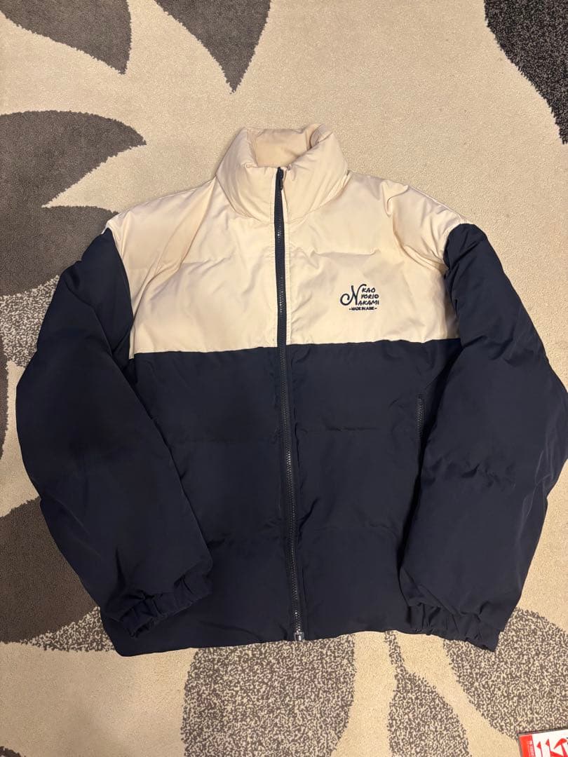 【希少】kaoyorinakami カオナカダウン 2024 ネイビー/ホワイト