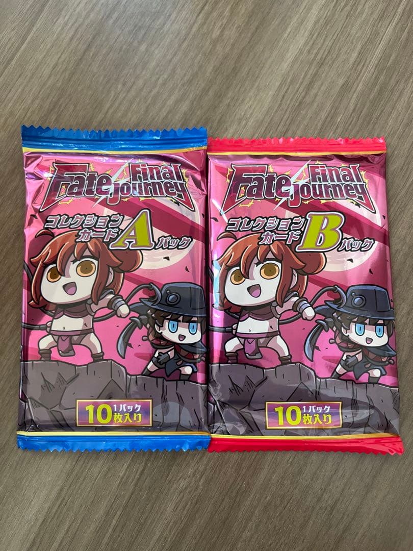 「Fate/Final Journey」コレクションカードA+B 10パック