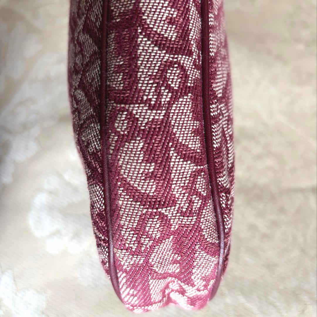 ディオール トロッター サドルバッグ ボルドー 美品