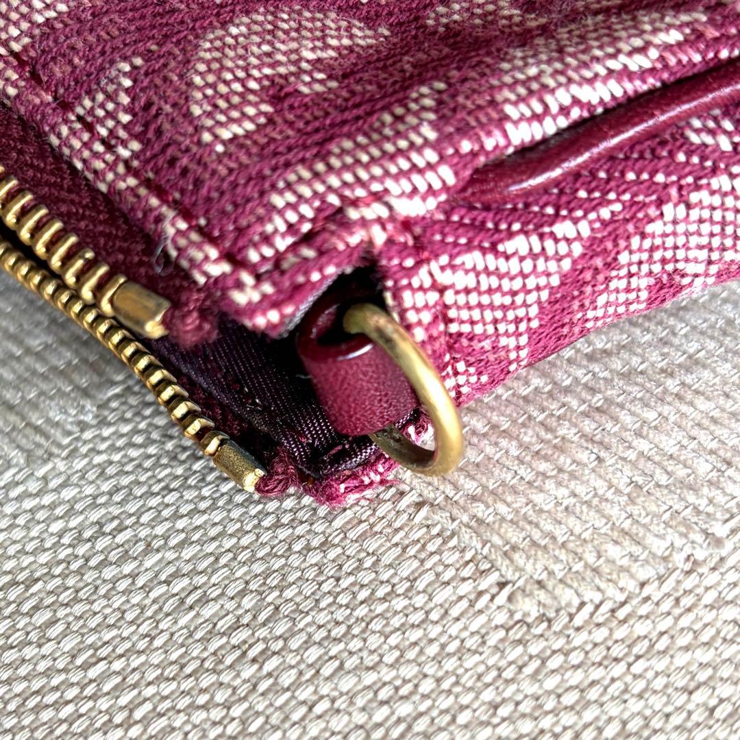 ディオール トロッター サドルバッグ ボルドー 美品