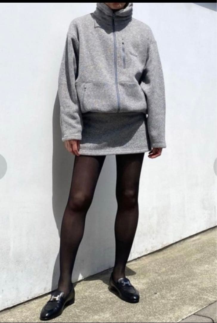 HOLIDAY サーマルプロフリーススカート　グレー