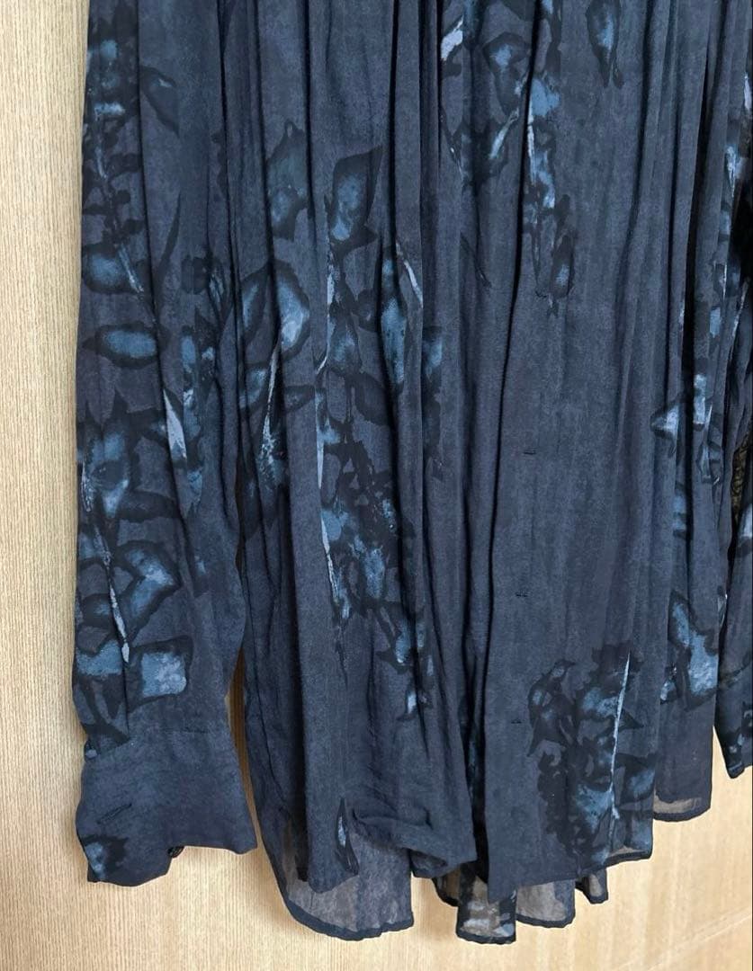 ⭐️pas de calais ⭐️キュプラコットンボイルプリントブラウス