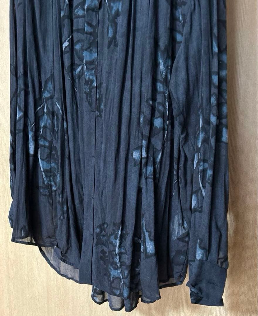 ⭐️pas de calais ⭐️キュプラコットンボイルプリントブラウス