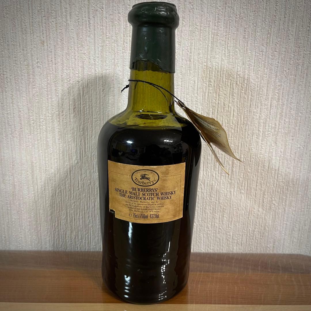 年内で廃棄します【古酒】Burberry's シングルモルトウイスキー