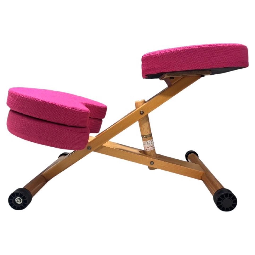 極美品 宮武製作所 バランスチェア プロポーションチェア ピンク 姿勢矯正 学習