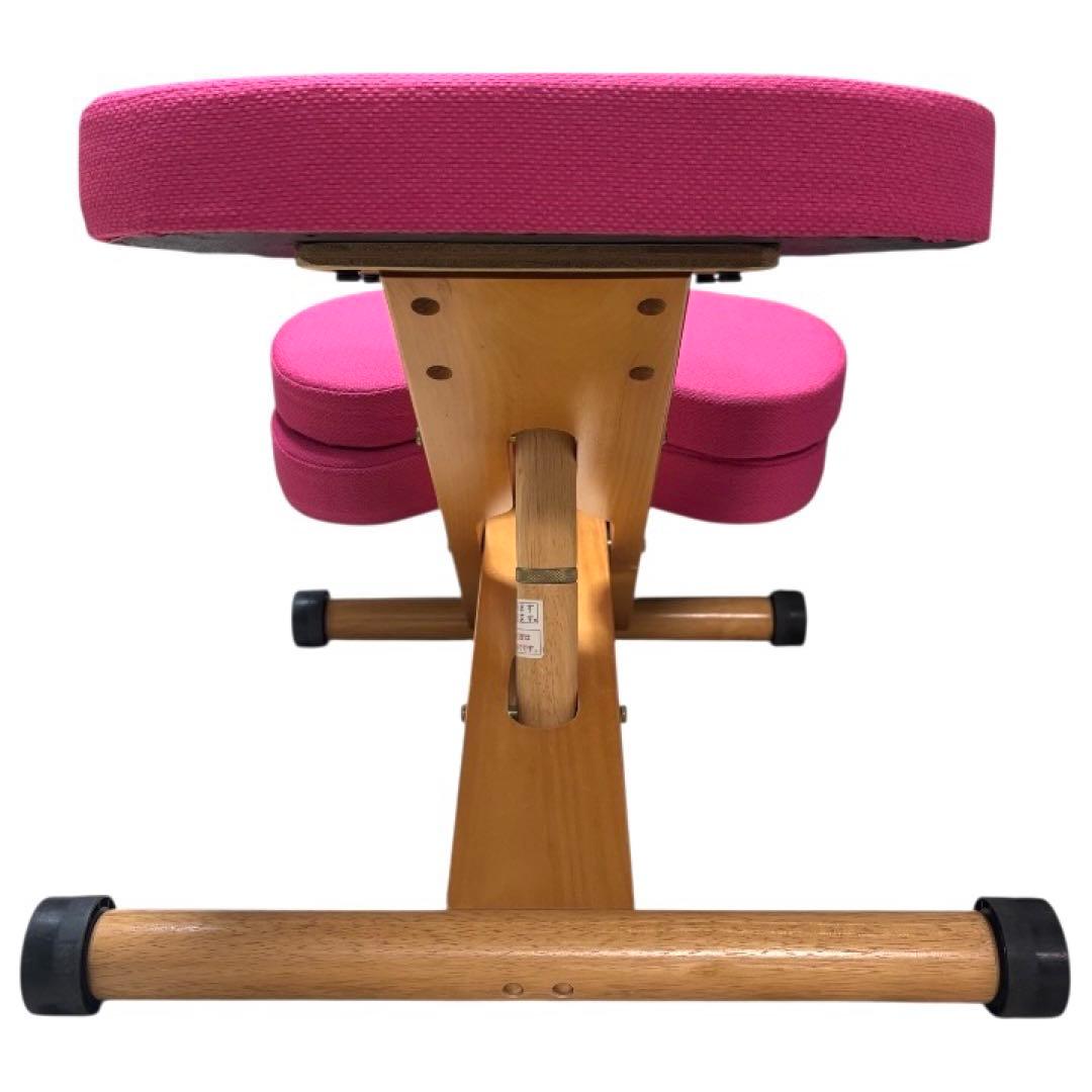 極美品 宮武製作所 バランスチェア プロポーションチェア ピンク 姿勢矯正 学習