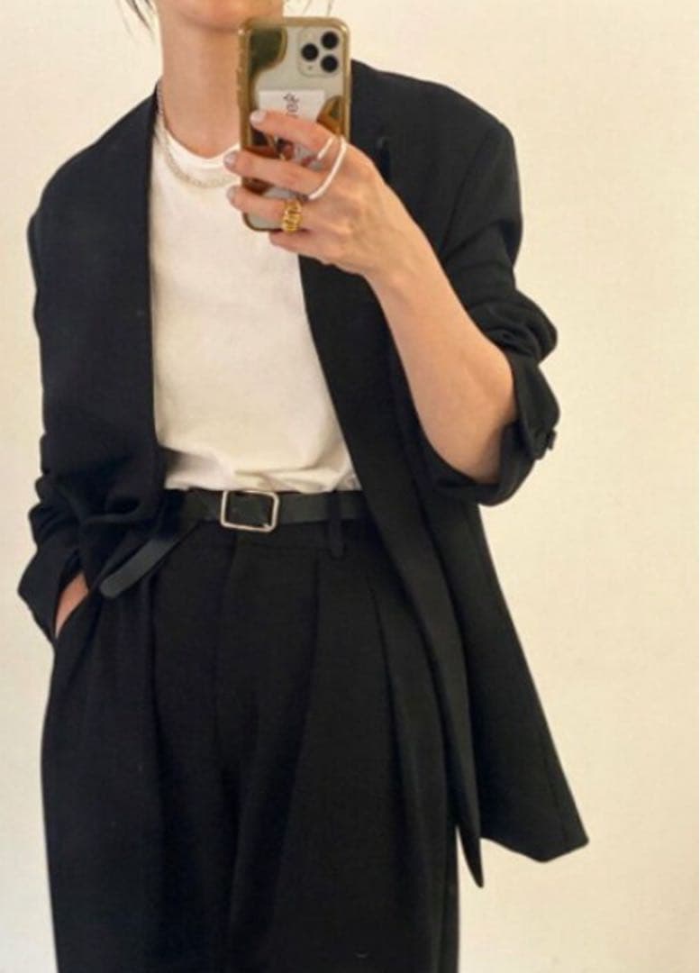 TODAYFUL トゥデイフル Collarless Twill JK 36