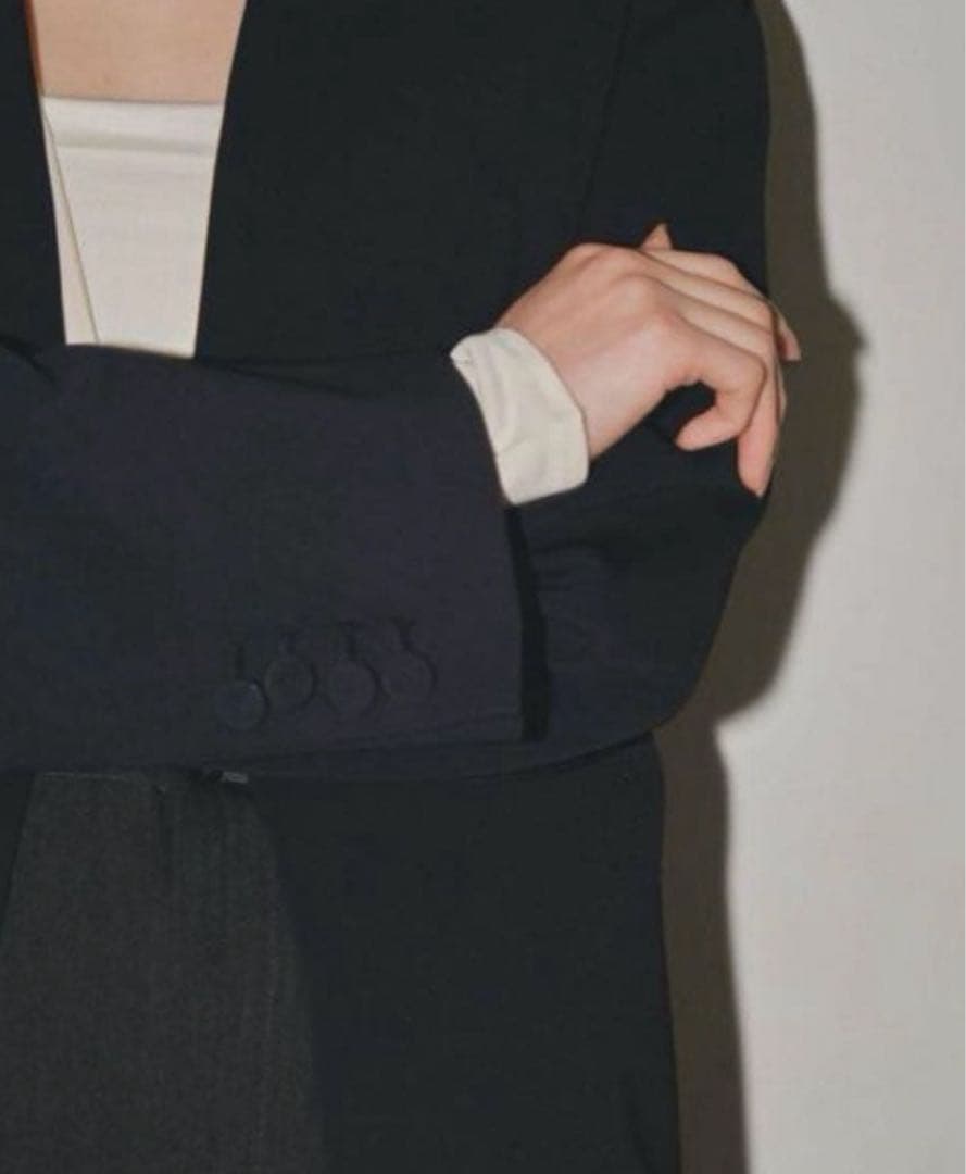 TODAYFUL トゥデイフル Collarless Twill JK 36