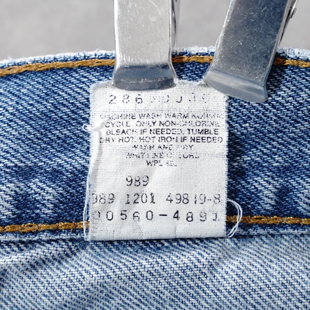リーバイス560 Levis W34 ブルーデニム 青 00s 古着 17653
