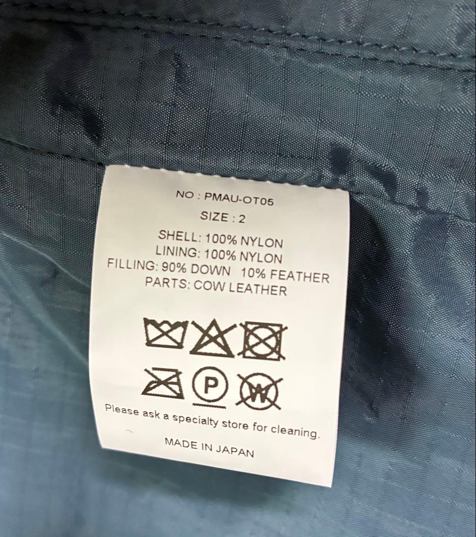 シ*店様 PHIGVEL MAKERS Co. フィグベル DOWN ダウンジャ