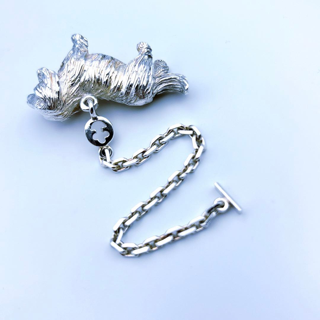 【希少】エルメス キーチェーン ドッグ キーホルダー ダックスフンド チャーム