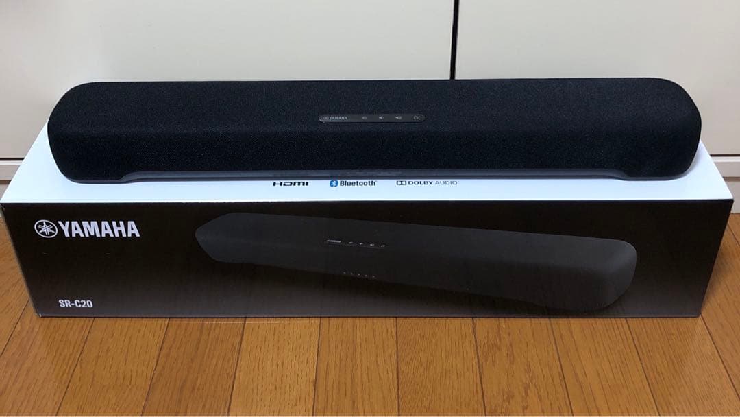 ヤマハ コンパクトサウンドバー SR-C20A 24年製