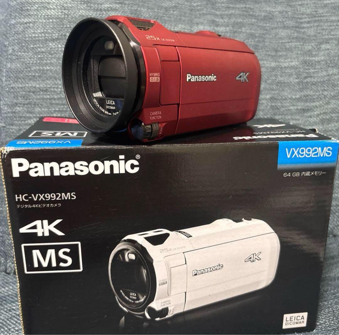 美品Panasonic 4K 25倍ズームHC-VX992M デジカメ