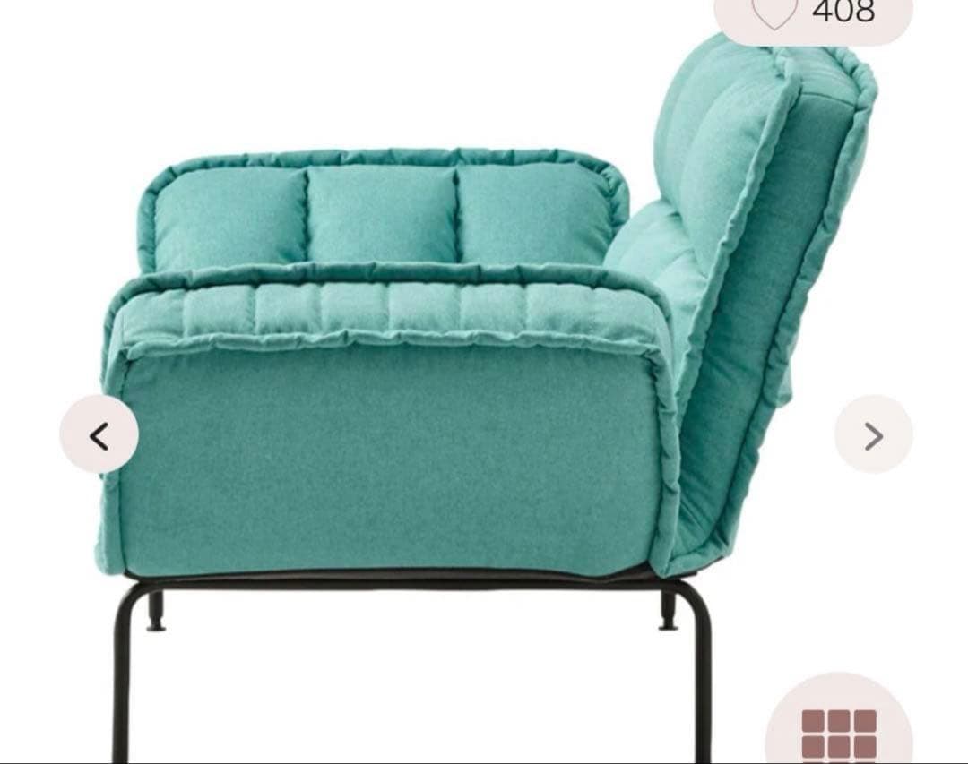 FrancFranc ソファ ソファベッド ピソラ　ターコイズ　グリーン