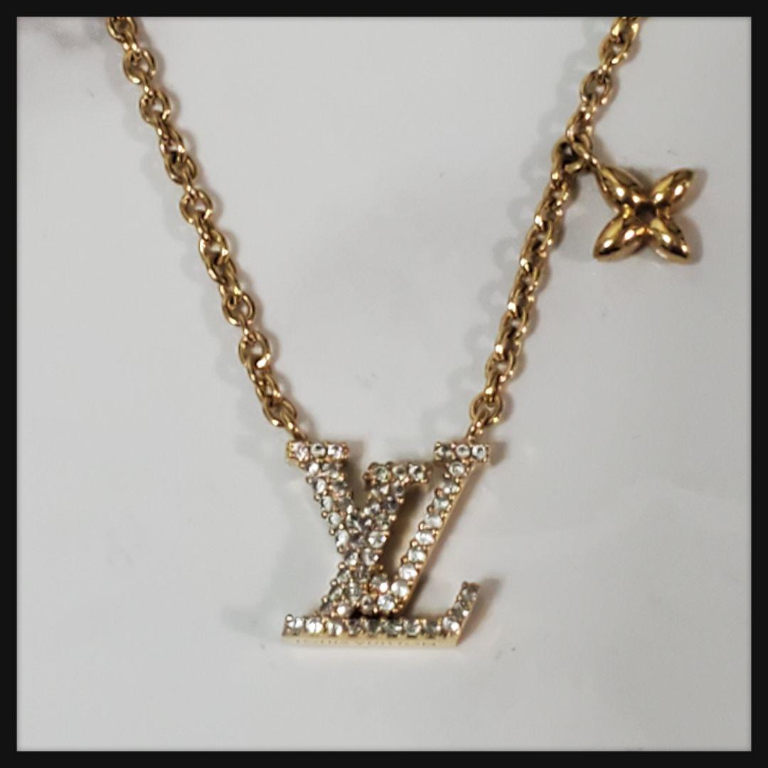 【美品】LOUIS VUITTON ルイヴィトン ネックレス LVアイコニック
