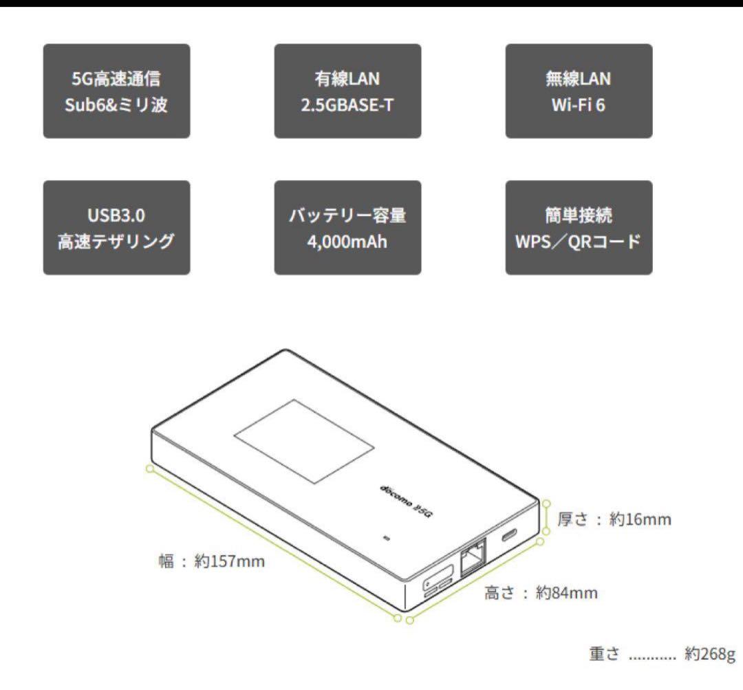 楽天モバイル5G対応SIMフリーモバイルルーター有線LAN対応ミリ波対応