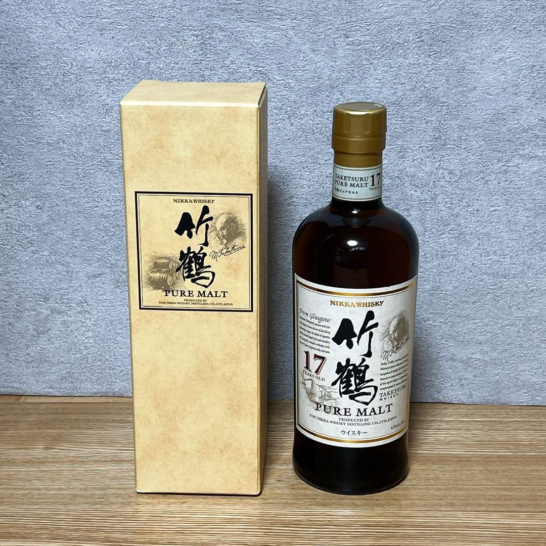未開栓 ニッカ 竹鶴17年 700ml 箱付き ウイスキー A