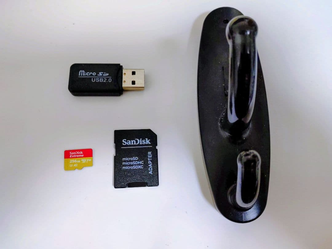 フック型カメラ 256GBmicroSDカード付き