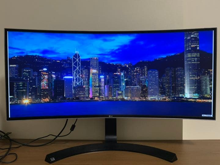LG モニター ディスプレイ 34インチ 曲面ウルトラワイド