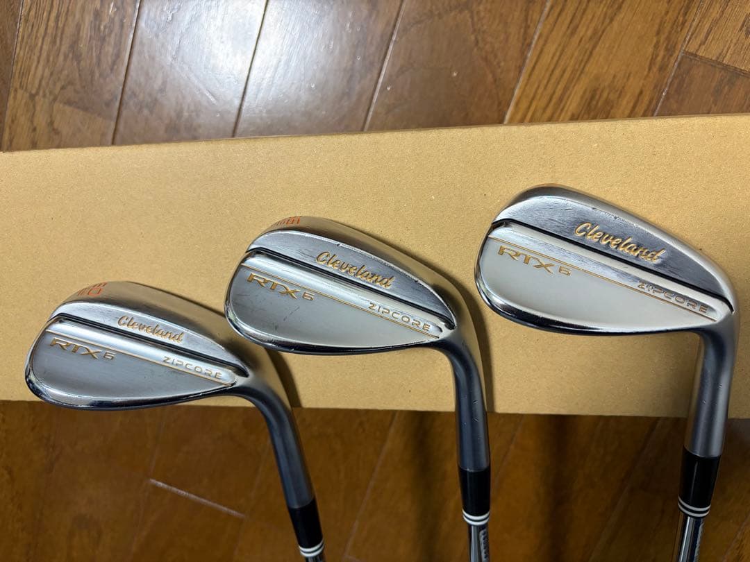 【限定特注品】RTX6 ZIPCORE ウエッジ カスタム3本セット