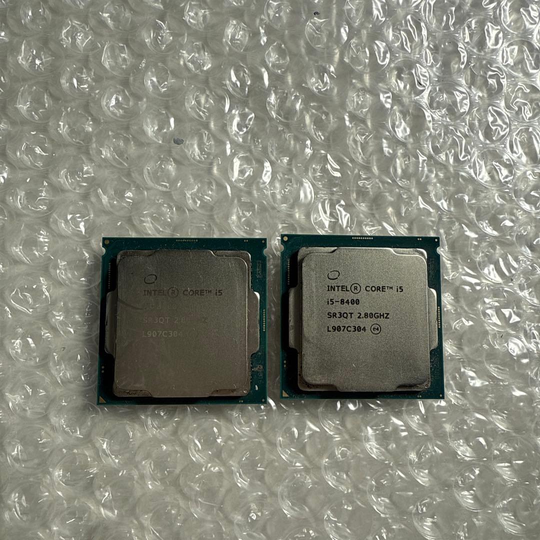 2個　Intel CPU core i5-8400 通電確認済