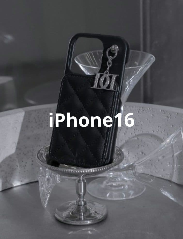 Darich キルティングミラーDDチャームiPhoneケース iPhone16