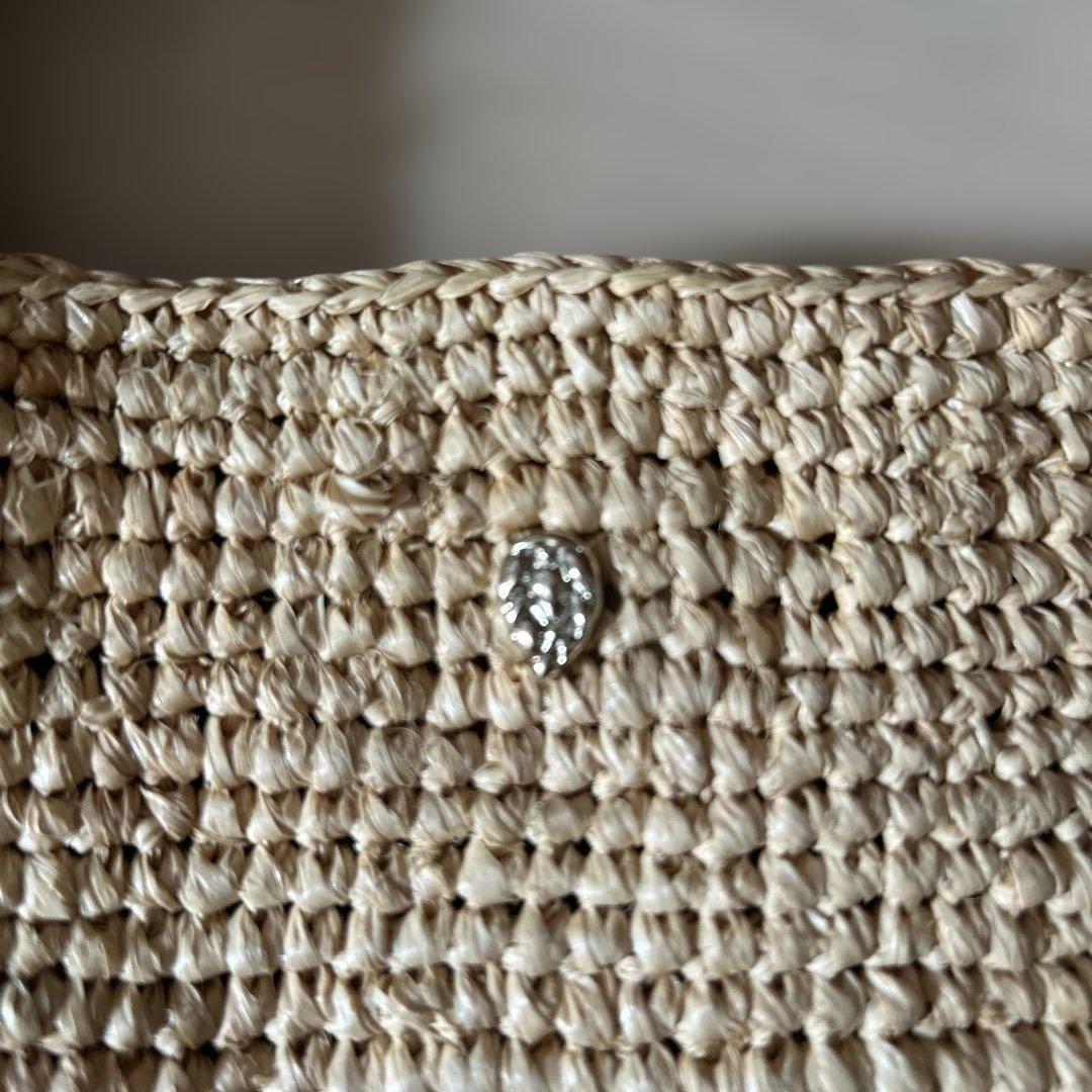 美品　ヘレンカミンスキー　ラフィアトートバッグ