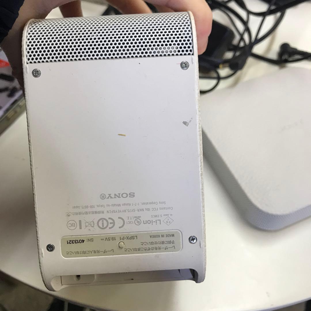 SONY SPK-S1 プロジェクター本体とアダプターセット