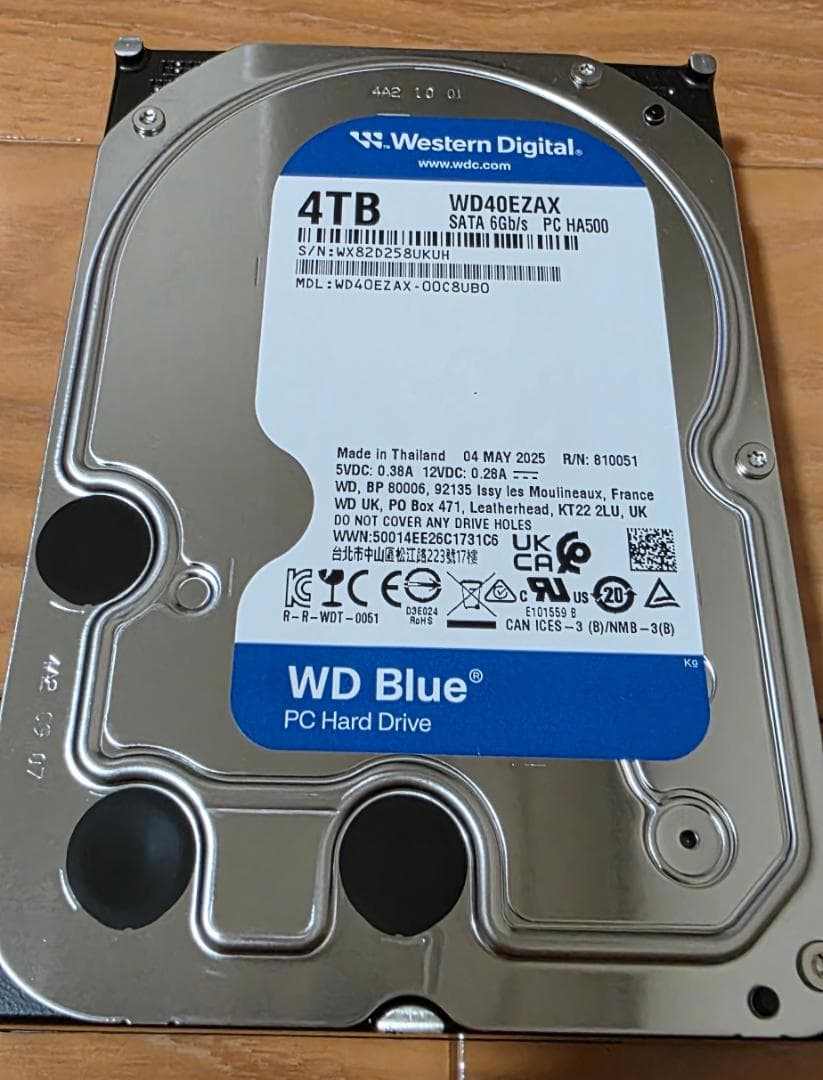 Western Digital WD Blue 内蔵 HDD 4TB ②
