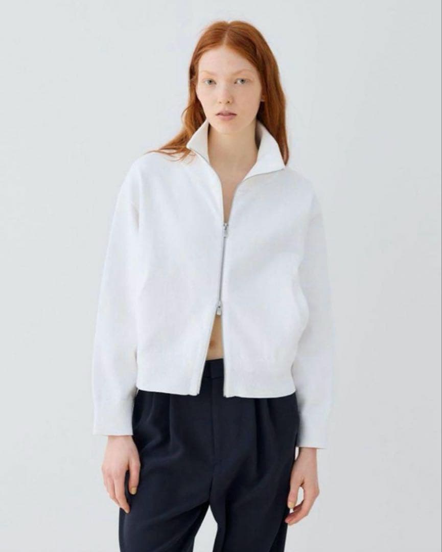 【美品】2025✨ギャルリーヴィー ウェーブコットンジップアップブルゾン 現行品