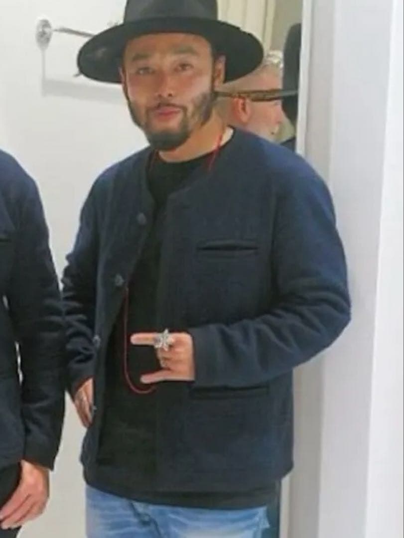 【小木氏着】UNITED ARROWS&SONS ノーカラージャケット サイズL