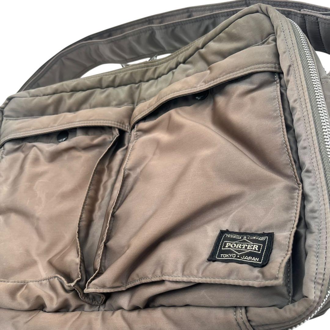 【希少】 ポーター Lサイズ タンカー ショルダーバッグ 2層 PORTER