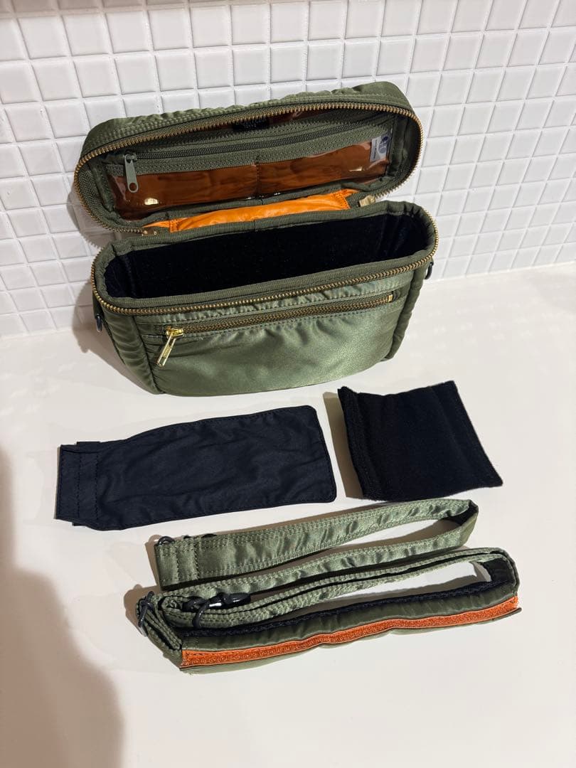 【激レア】超美品 廃盤 ポーター タンカー カメラバッグ S セージグリーン