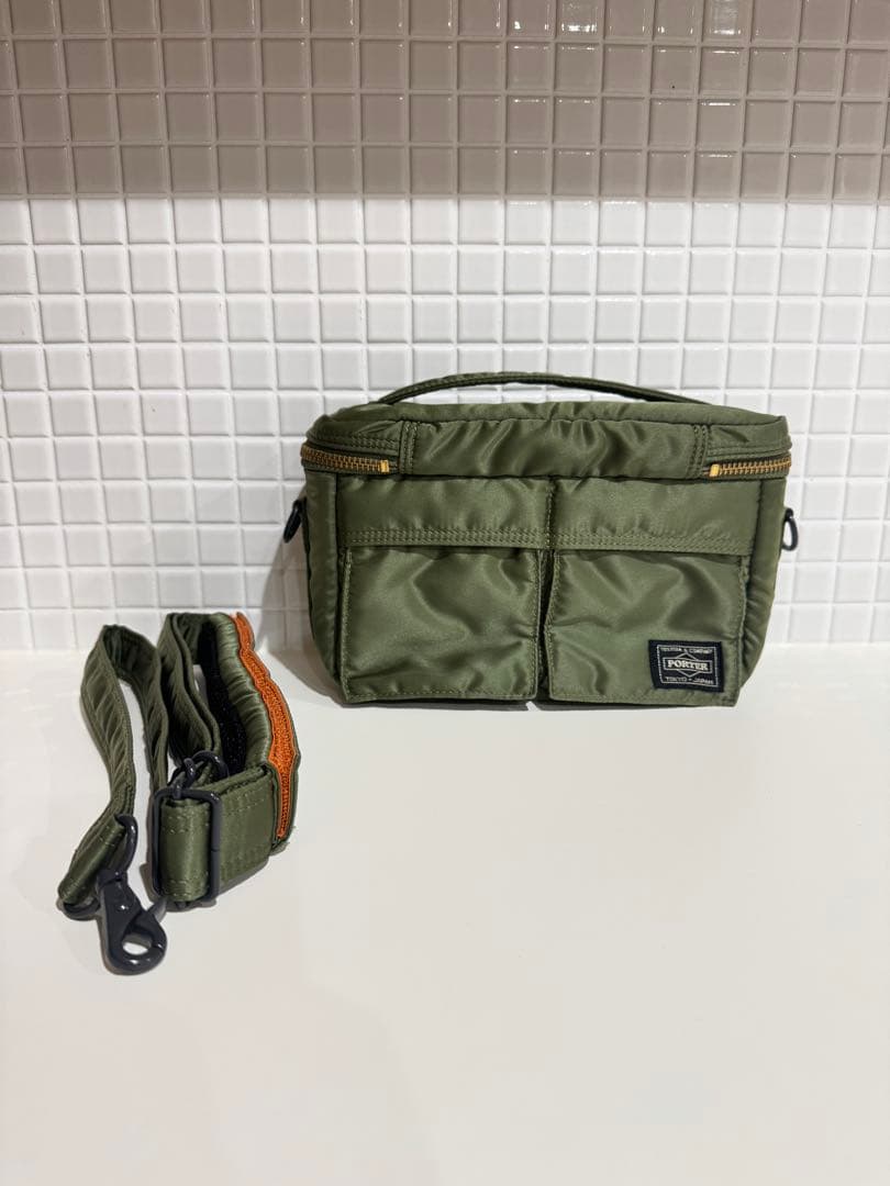 【激レア】超美品 廃盤 ポーター タンカー カメラバッグ S セージグリーン