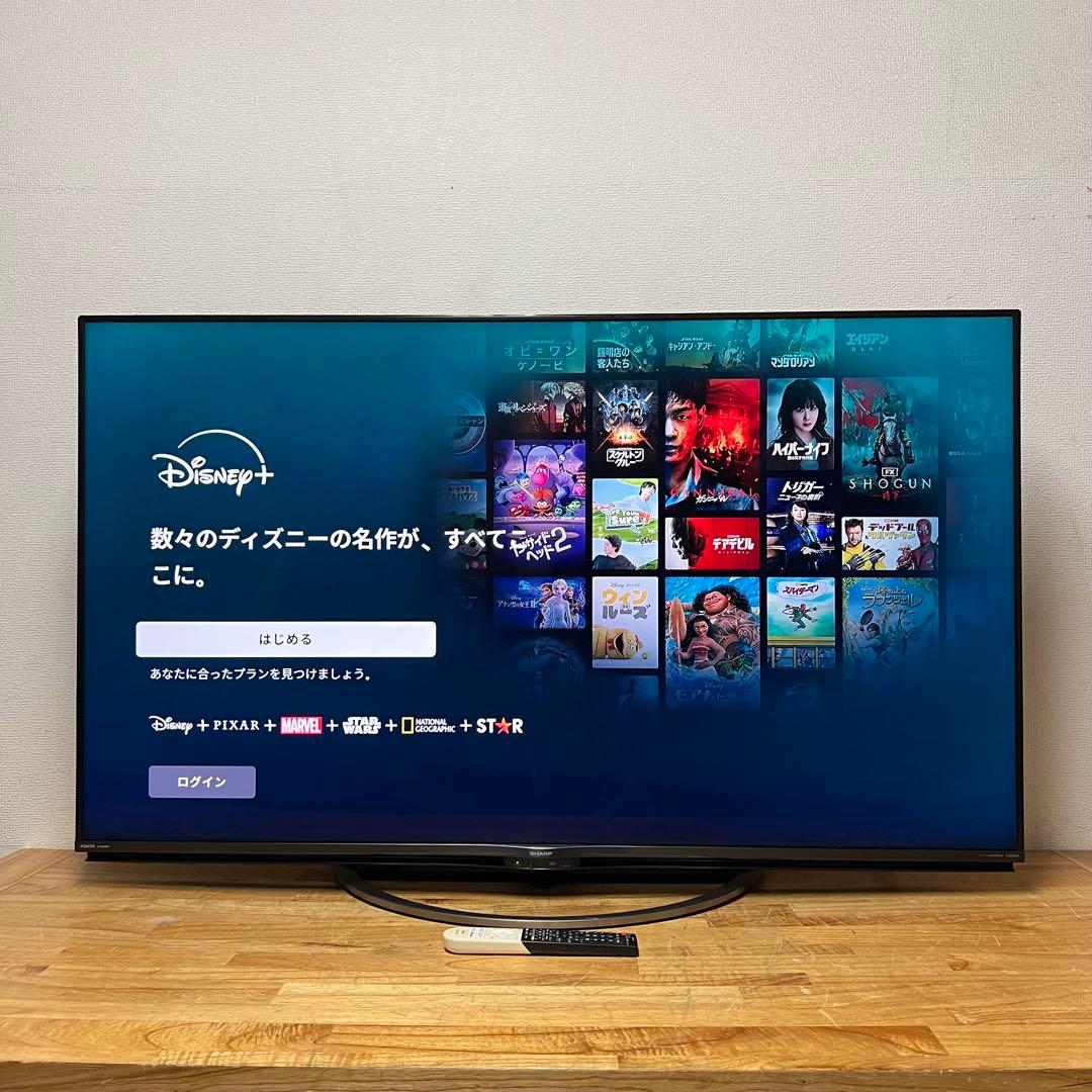 SHARP 60V型 4K 液晶テレビ Android TV 4T-C60AJ1