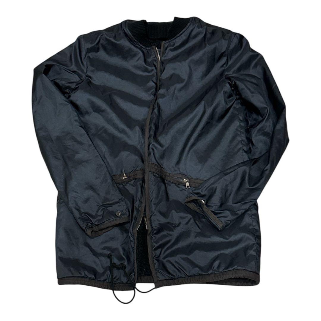 wjk M-52 destroy cotton twill モッズコート 黒