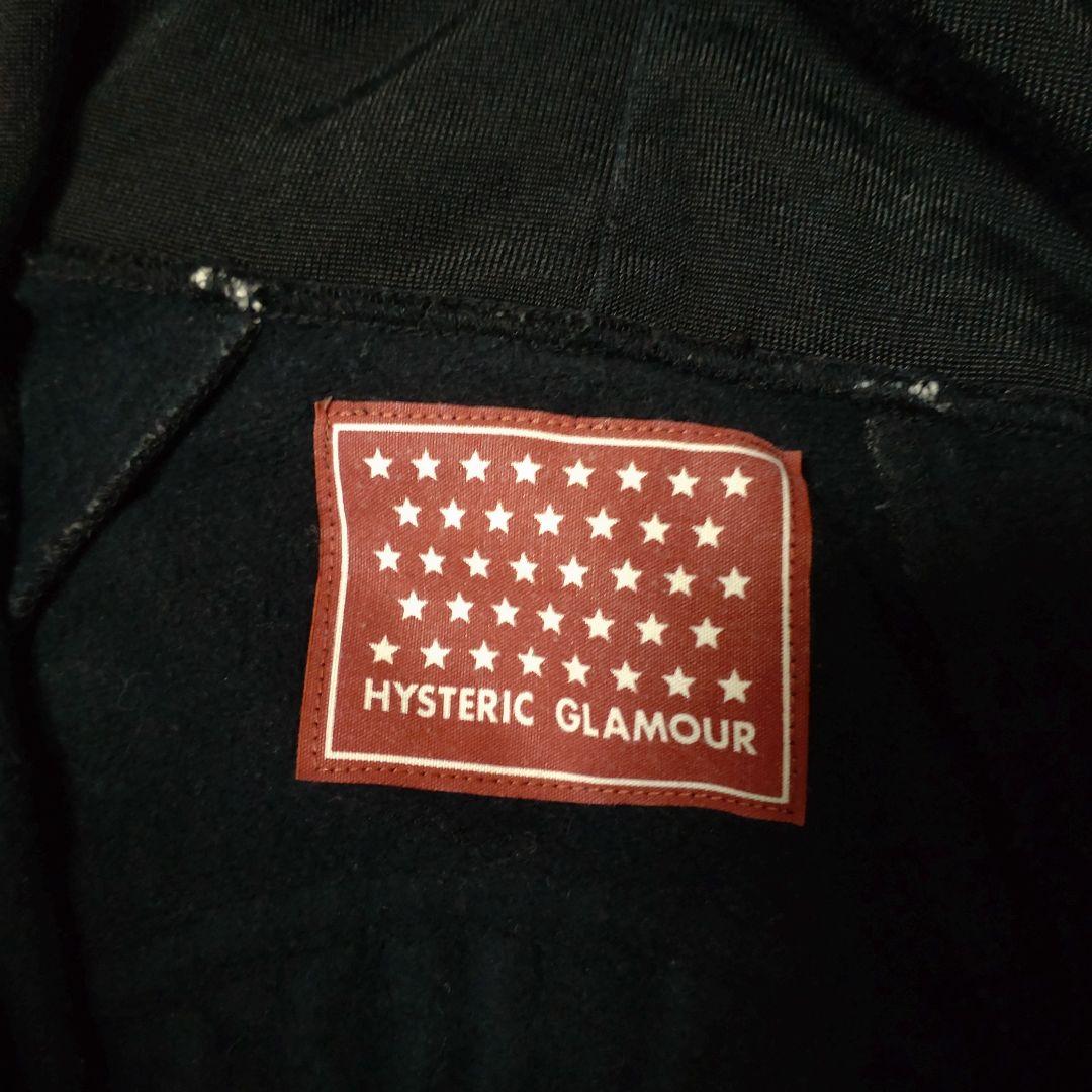 HYSTERIC GLAMOUR ブラック フルジップパーカー
