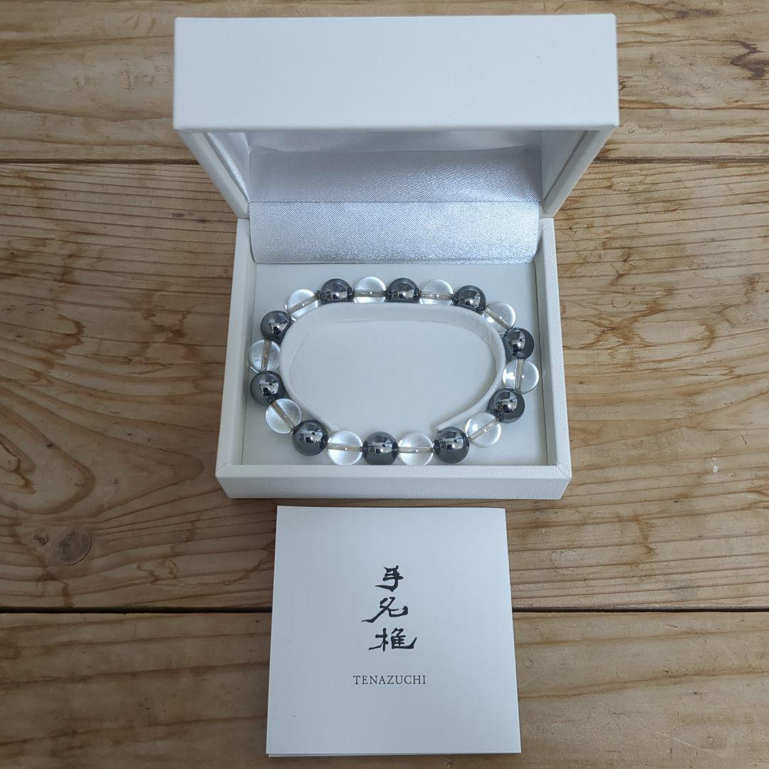 【neten】手名椎　ブレスレット男性用 ロゴストロン