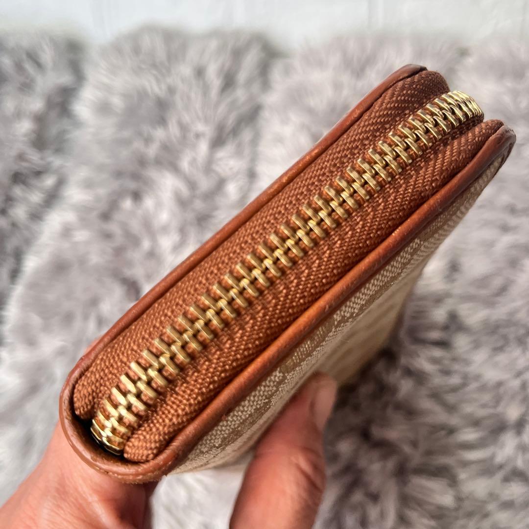良品✨GUCCI L字ファスナー　GGキャンバス 長財布　メンズ　レディース