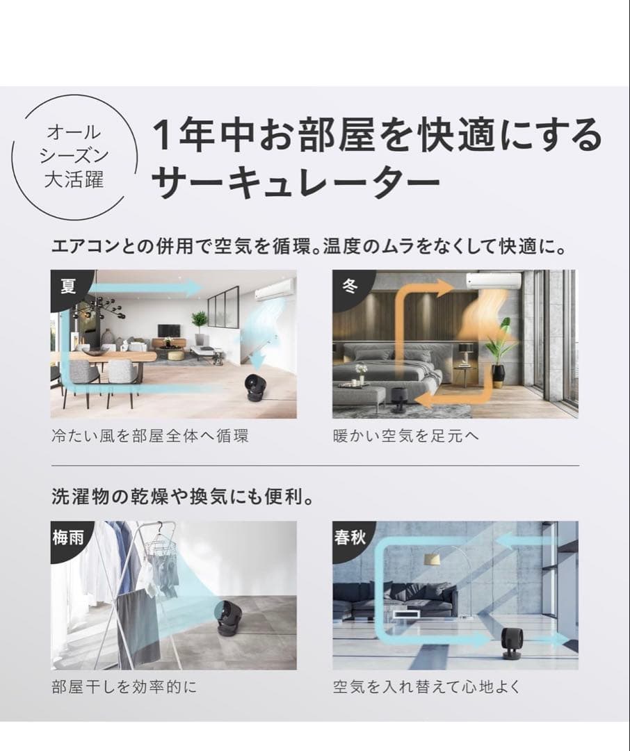 【最終値下げ！】【未開封】サーキュレーター