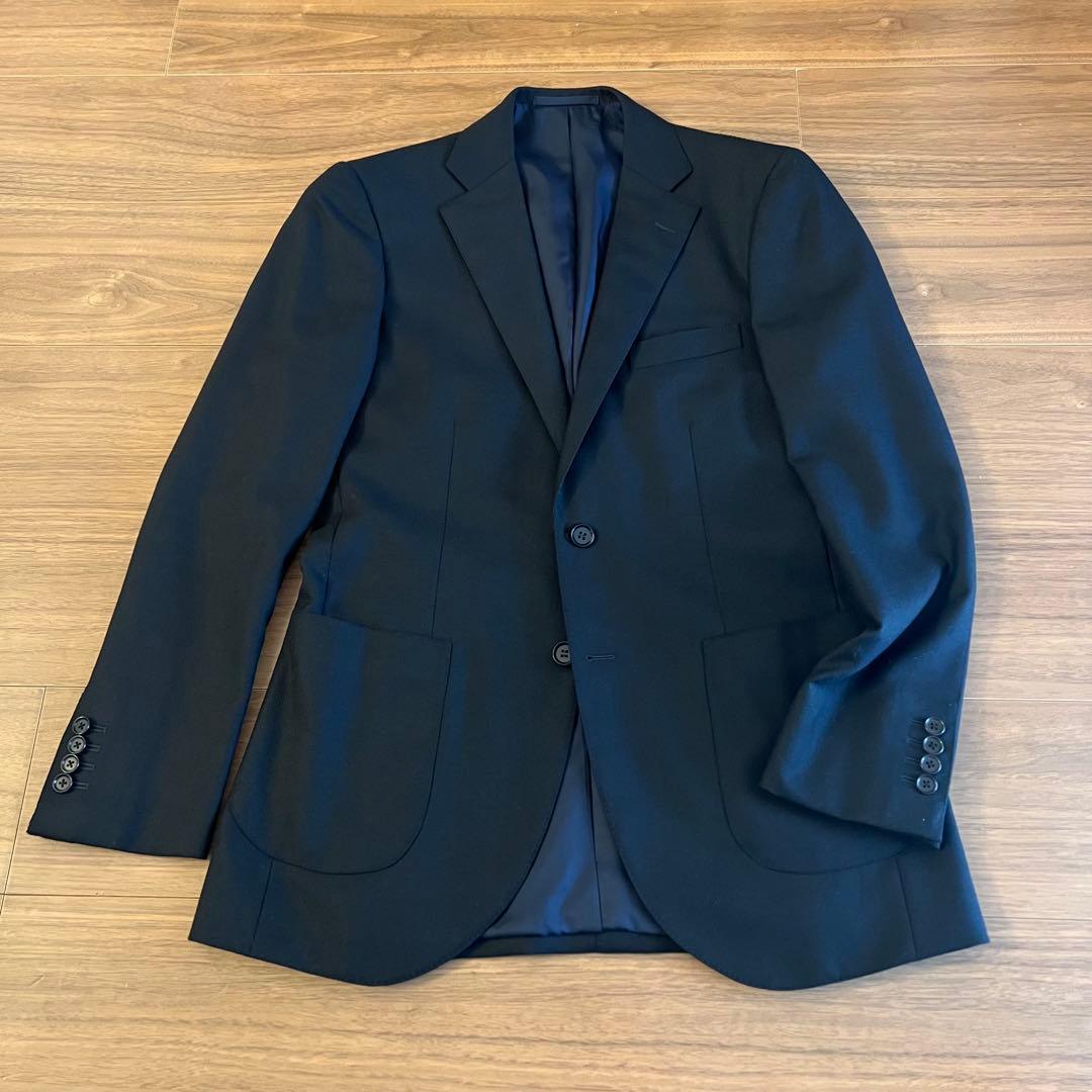 美品 リングヂャケット テーラードジャケット 42 ネイビー