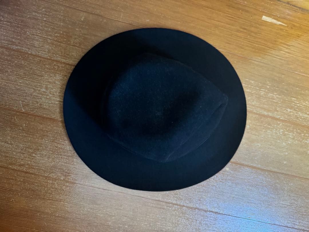 か*様 ボルサリーノ　アレッサンドリア　黒　サイズ60 数回着用