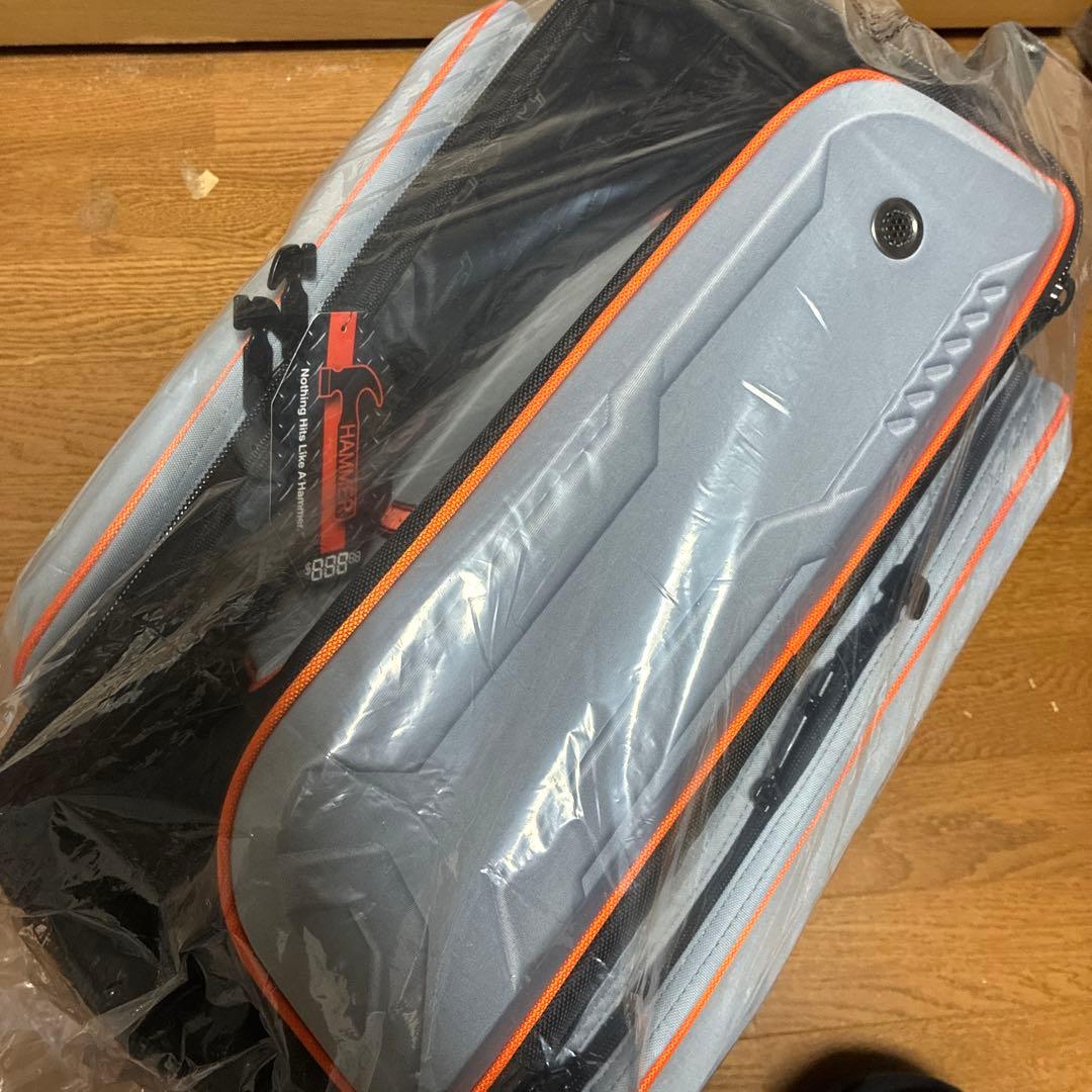 HAMMER ボウリング用バッグ 大容量 グレー/ブラック/オレンジ